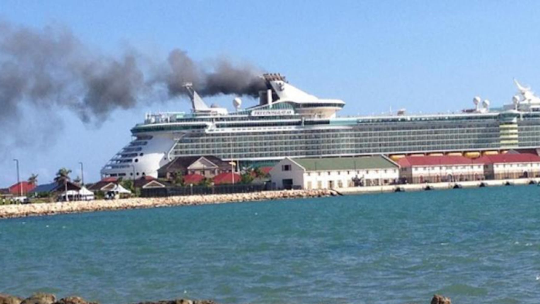 Cruise ship fire