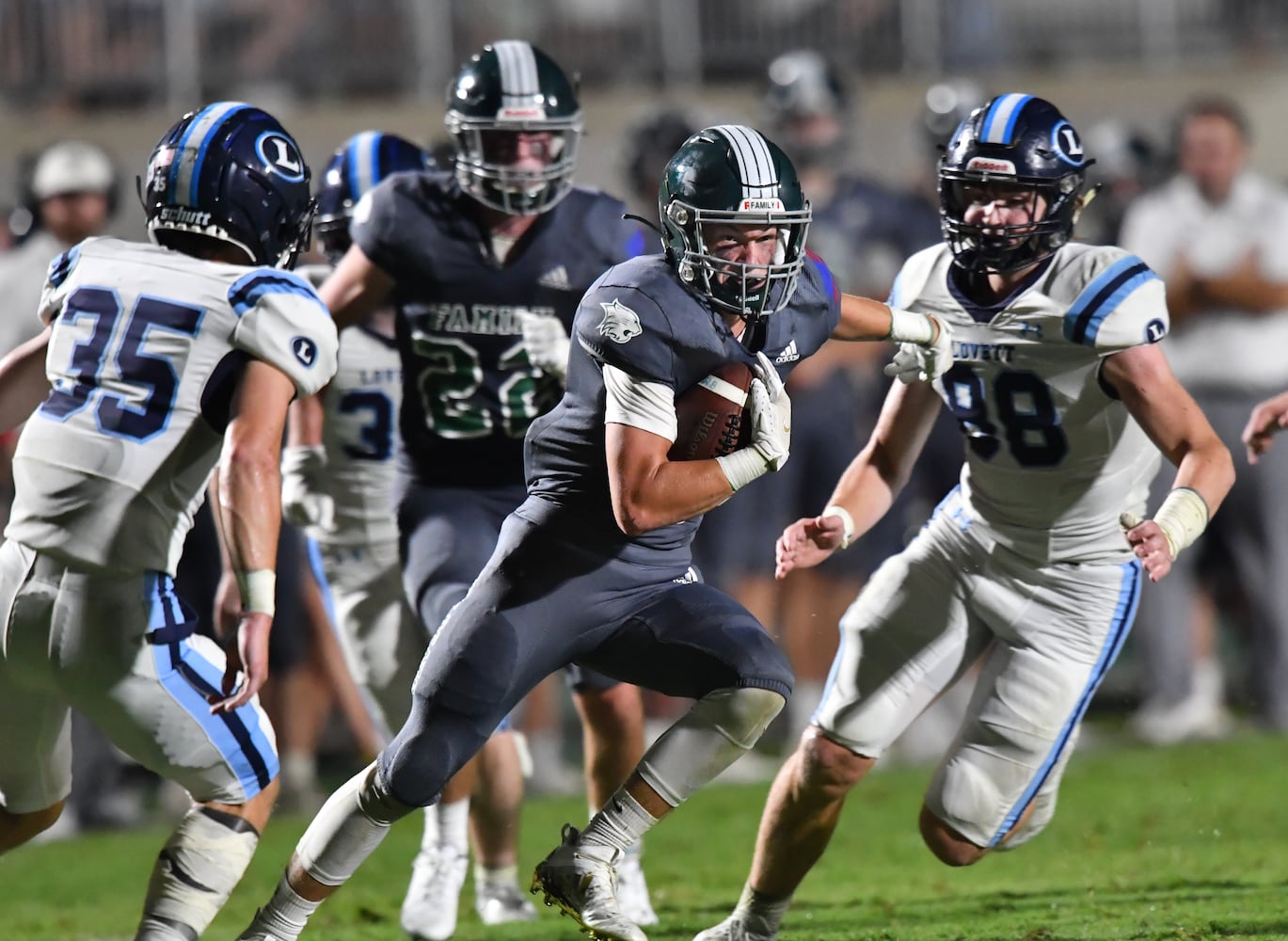 high school football: Lovett at Wesminster