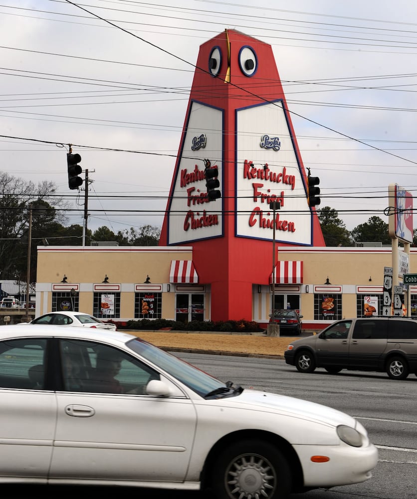 The Big Chicken through the years