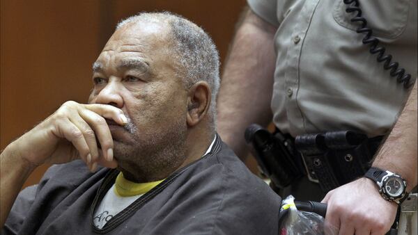 Samuel Little appears in court in Los Angeles in a March 2013 photo. Little, 79, has confessed to 93 murders and FBI agents, who have confirmed 50 of the killings, have named him the most prolific serial killer in U.S. history.