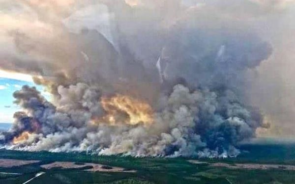 The region of South Georgia where the mining is taking place is prone to wildfires. The West Mims Fire in the Okefenokee National Wildlife Refuge in April 2017 was ignited by a lightning strike. File photo provided by the U.S. Fish and Wildlife Service