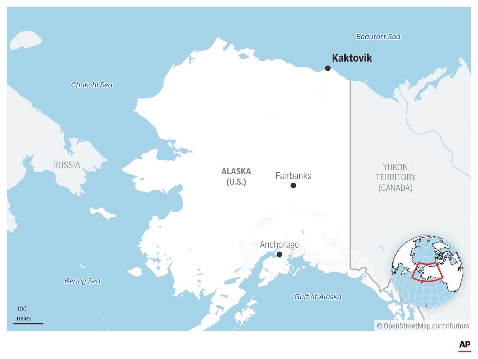 In Kaktovik, one of more than 200 remote Native villages dotting Alaska, registered voters had no place to cast ballots for the state's Aug. 20 primary. (AP Graphic)