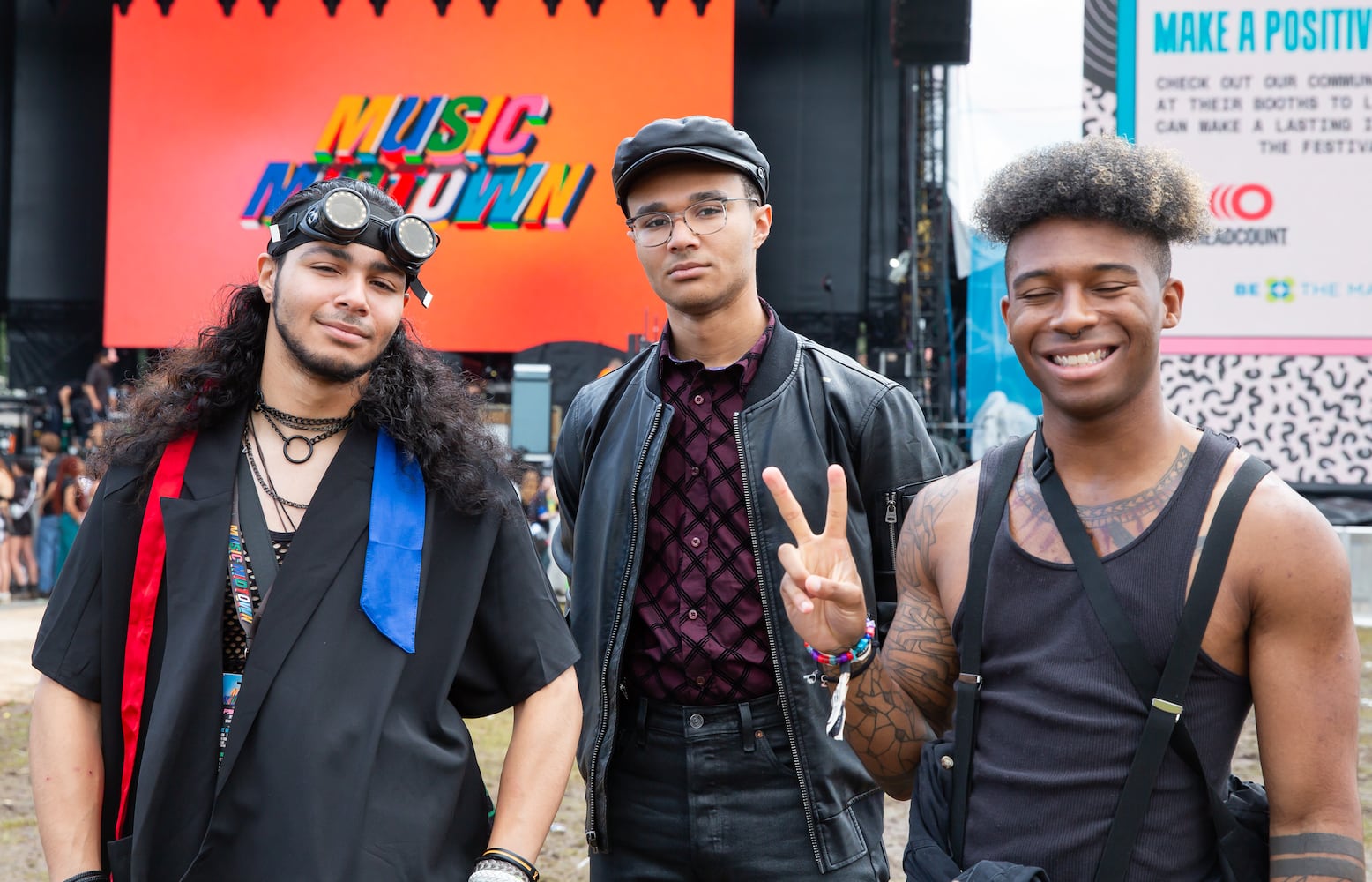 Atlanta, Ga: Fans gather early on Sunday to catch their favorite acts on the last day of Music Midtown 2023. Photo taken Sunday September 17, 2023 at Piedmont Park. (RYAN FLEISHER FOR THE ATLANTA JOURNAL-CONSTITUTION)