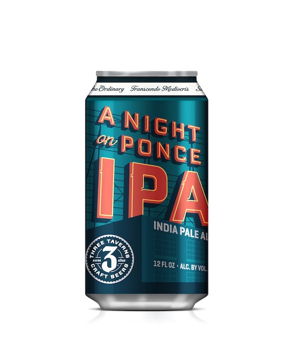 Three Taverns A Night on Ponce IPA. CONTRIBUTED BY THREE TAVERNS CRAFT BREWERY