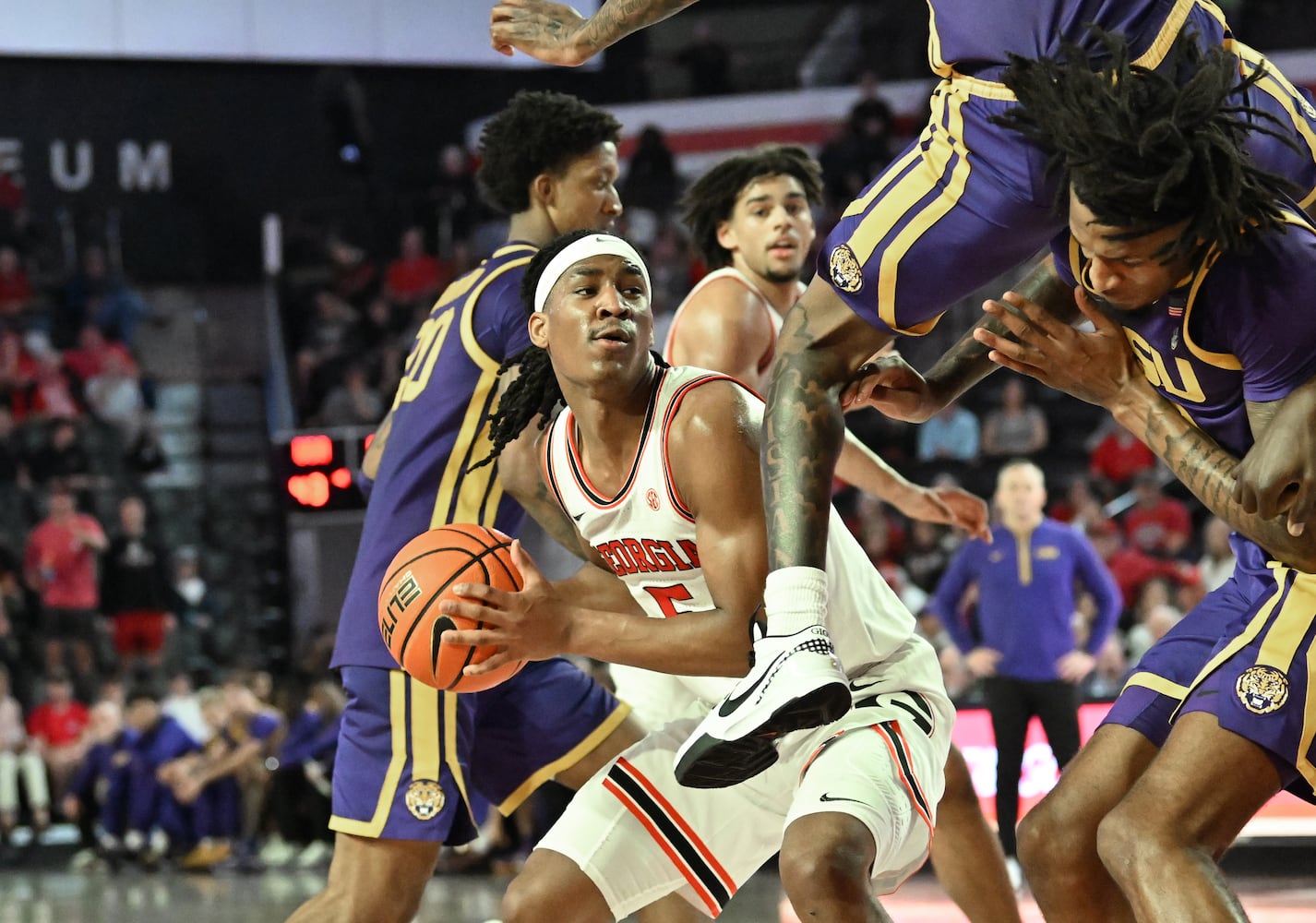 Georgia vs LSU basketball 