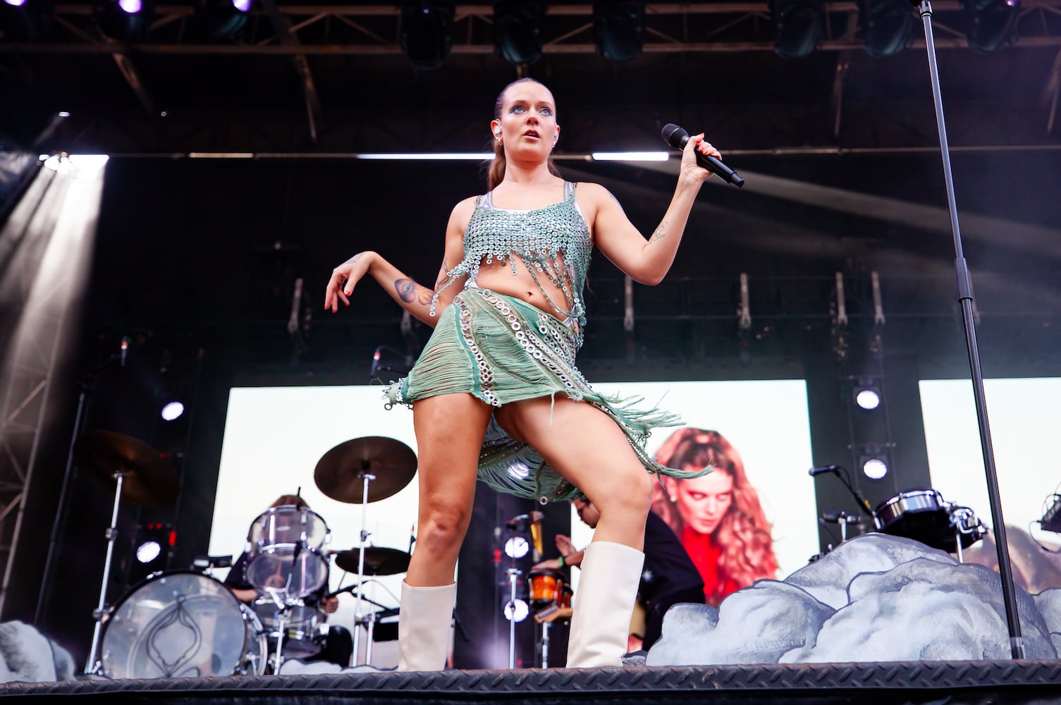 Atlanta, Ga: Tove Lo brought her brand of dance and singing to the Cotton Club stage on FridayPhoto taken Sunday September 17, 2023 at Piedmont Park. (RYAN FLEISHER FOR THE ATLANTA JOURNAL-CONSTITUTION)