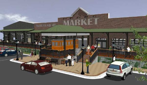 Here's a look at the 18,000-square-foot food hall a group of developers want to bring to Marietta.