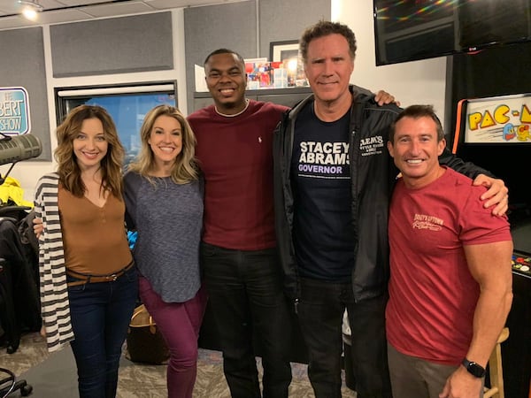 Will Ferrell popped up on the Bert Show Friday. CREDIT: Bert Show