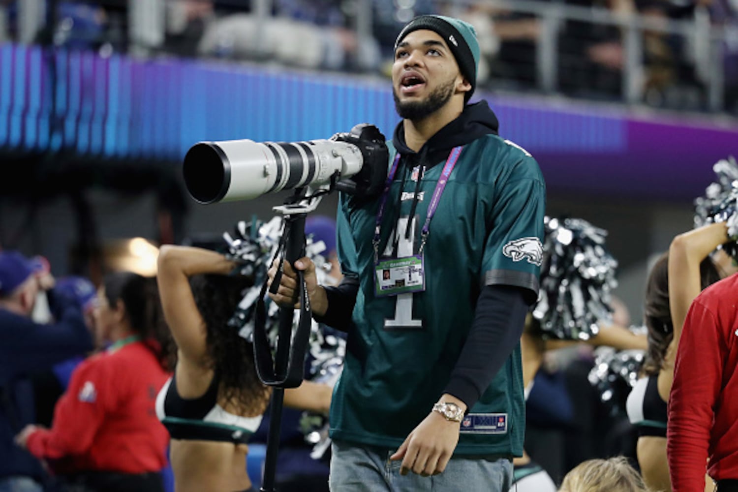 Photos: Celebrities at Super Bowl LII