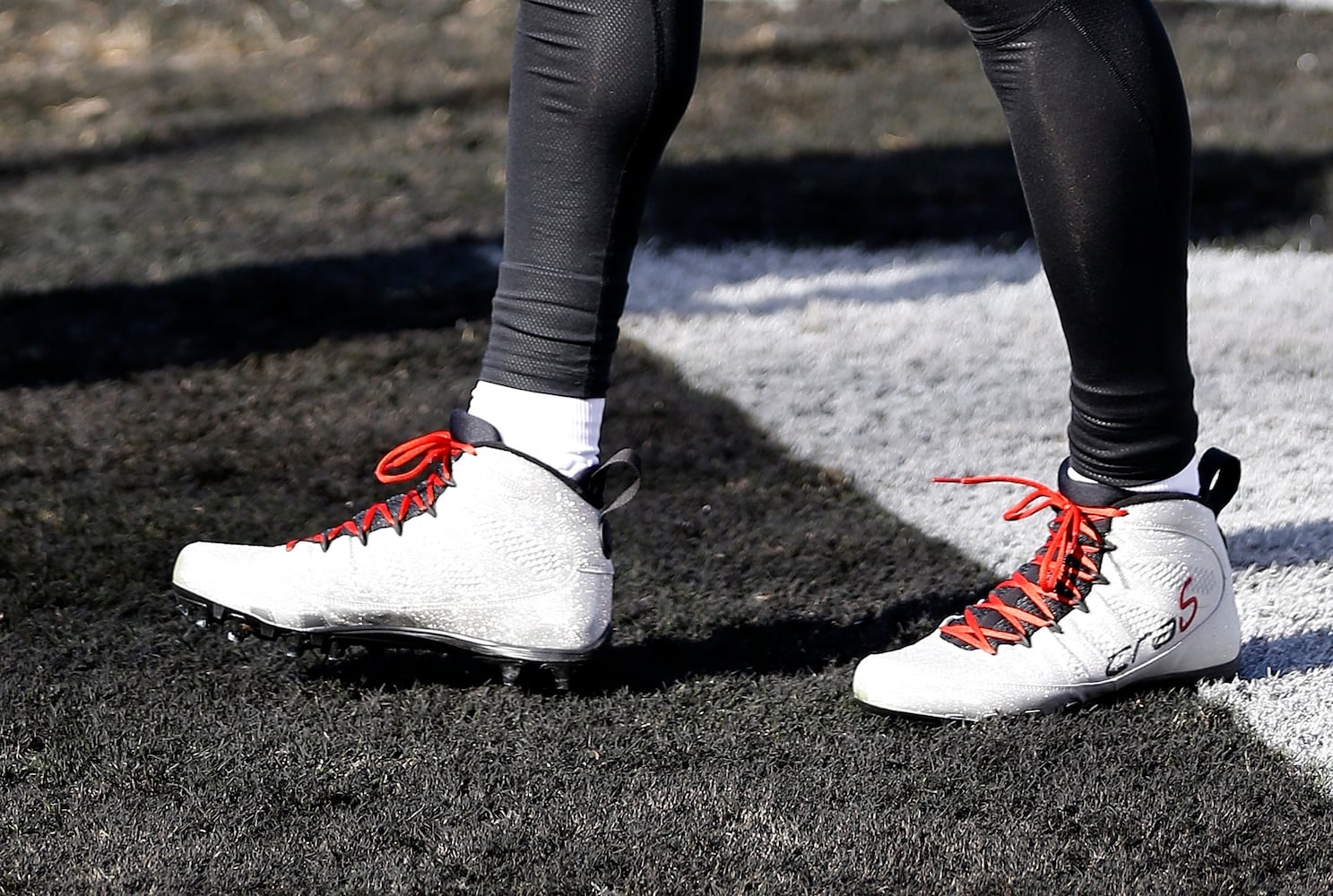 NFL players wear unique cleats