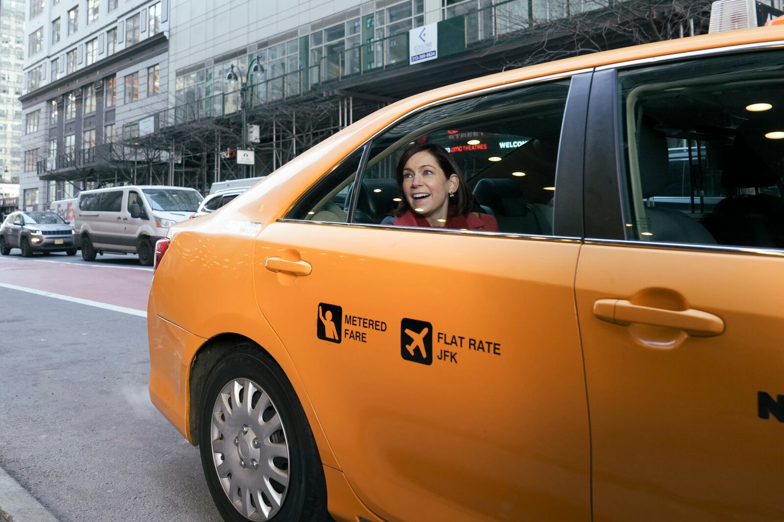 Carrie Preston's character Elsbeth Tascioni is a giant fan of New York who enjoys being a tourist. Courtesy of Elizabeth Fisher/CBS