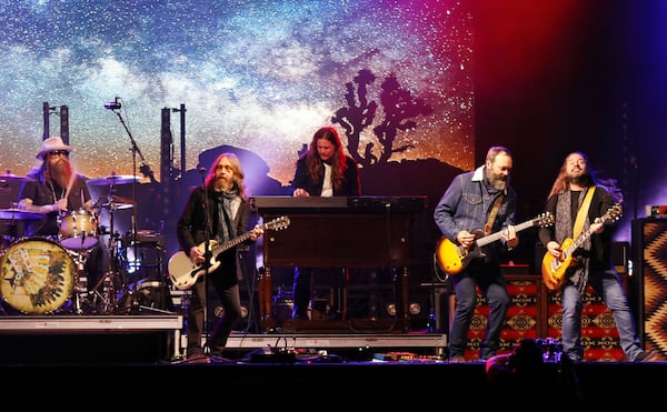 Blackberry Smoke energized the crowd on Saturday, October 17, 2020, in the parking lot of Ameris Bank Amphitheatre in Alpharetta. This was part of the "Live From the Drive-In" concert series produced by Live Nation. Photo: Robb Cohen for The Atlanta Journal-Constitution