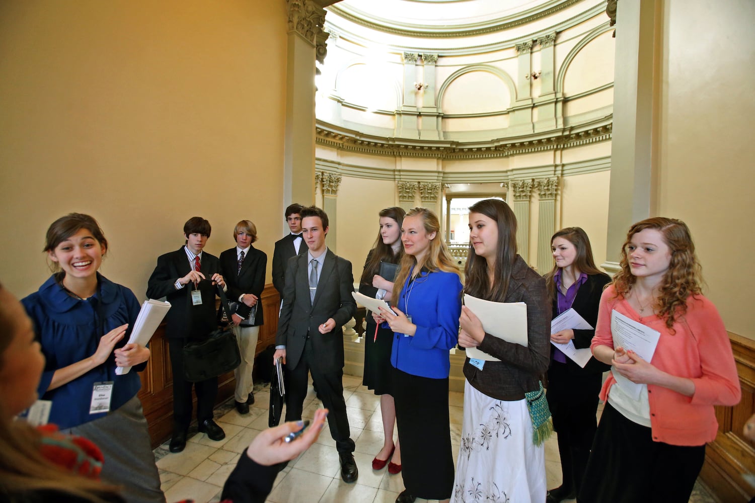 A view from the rotunda