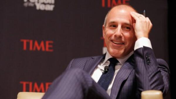 File photo: Matt Lauer attends TIME's Person of the Year panel on November 13, 2012 in New York City.  (Photo by Jemal Countess/Getty Images for TIME)