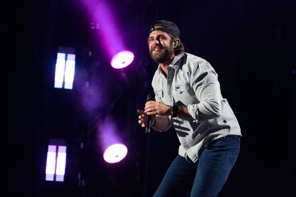 Thomas Rhett performs during CMA Fest 2022 on Friday, June 10, 2022, at Nissan Stadium in Nashville, Tenn. (Photo by Amy Harris/Invision/AP)