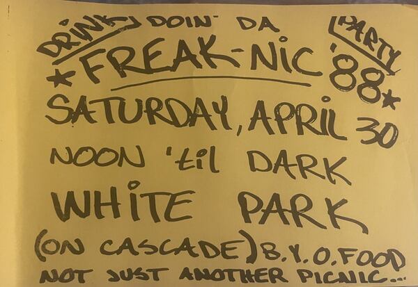 An old Freaknik flier from 1988.