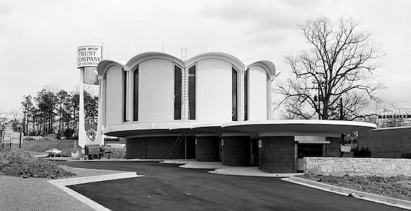 The old Trust Company of Georgia building was designed in the early 1960s by modernist architect Henri Jova. In 1985, Trust Company of Georgia and SunBanks Inc. merged to form SunTrust Banks Inc. (photo credit: Special Archives Collection, Georgia State University)