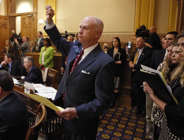 Sen. Butch Miller, R - Gainesville, served last year on a joint study committee on alternative fuel vehicles. The committee returned no specific recommendations, despite pleas from advocates to reinstate a tax credit for purchasing electric cars. Miller said the free market should govern which cars Georgians buy. BOB ANDRES / BANDRES@AJC.COM