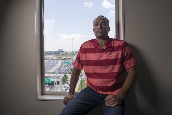 06/18/2018 — Atlanta, GA - Jerry T. Coen poses for a portrait at the American Civil Liberties Union Atlanta office, Monday, June 18, 2018. Coen was born deaf. He recently spent 10 years at a Georgia penitentiary. The national and state chapters of the ALCU will sue the Georgia Department of Corrections on behalf of Coen. Coen says he was unable to communicate while in prison because the staff rejected his plea for a translator. Coen says he missed out on learning while in prison because of his lack of assistance with communication. ALYSSA POINTER/ALYSSA.POINTER@AJC.COM