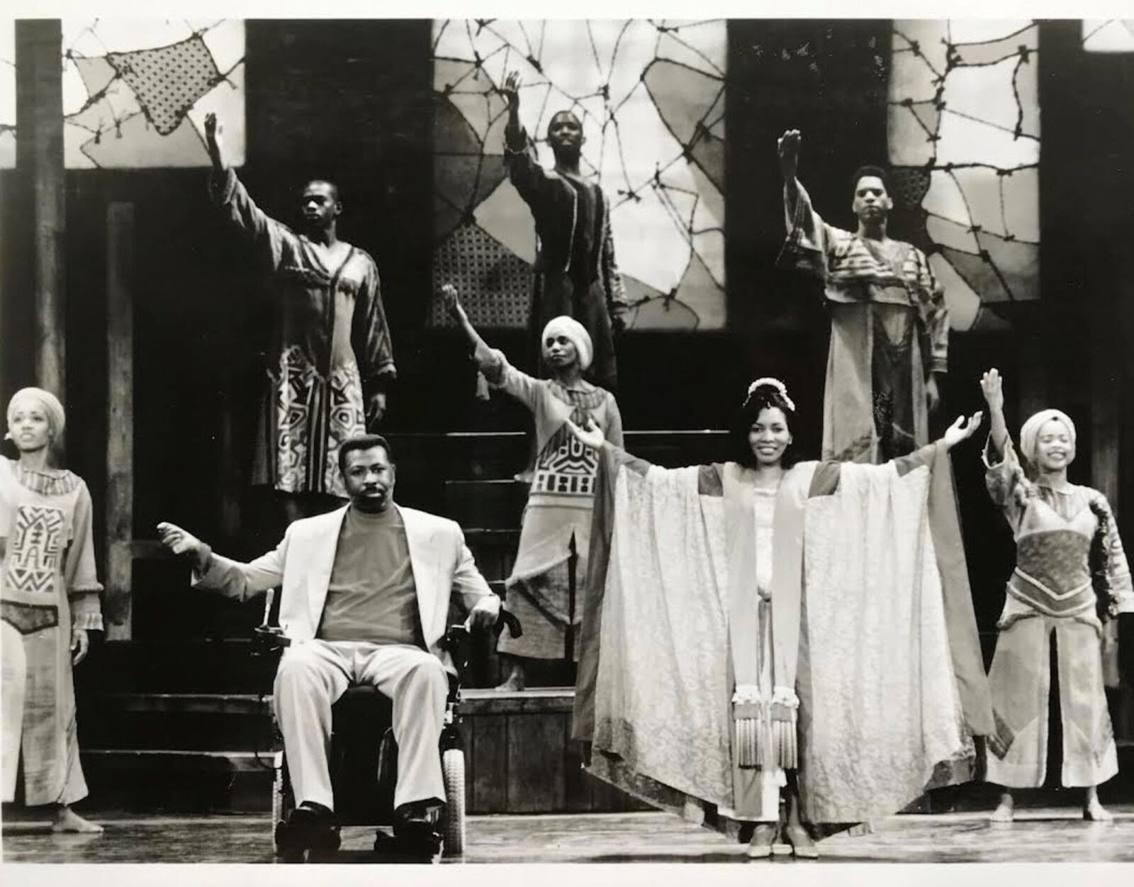 Vinnette Carroll staged "Arms Too Short to Box With God" several times. Teddy Pendergrass and Stephanie Mills are pictured in the cast of the 1996 production. Courtesy Savanna Washington