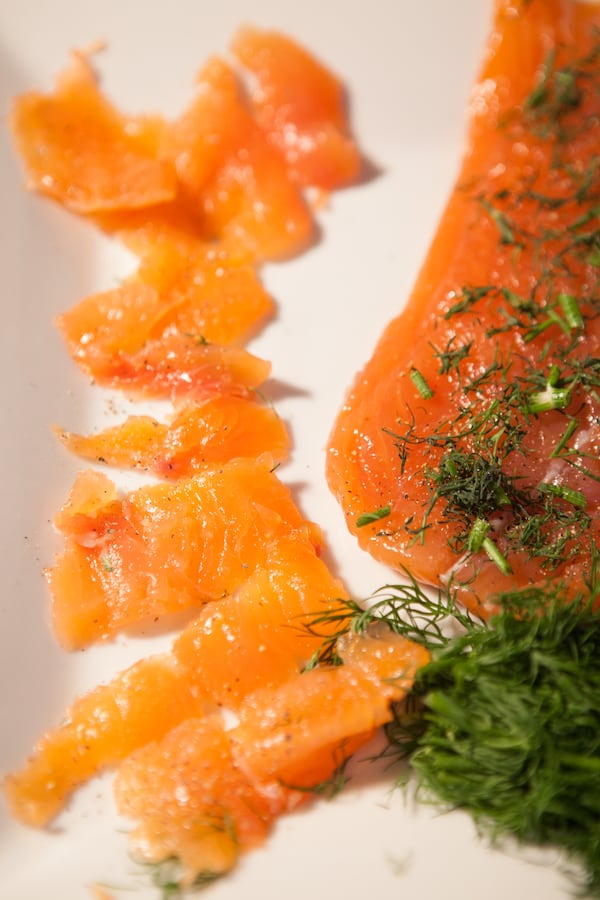 Gravlax (styling by Lisa Hanson) (Photography by Renee Brock/Special)