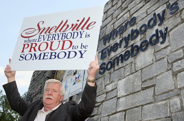 A 2010 file photo of Snellville Mayor Tom Witts, who was a city councilman at the time. FILE PHOTO