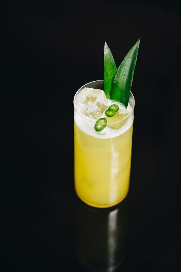 Bartender Jose Buitrago created Painappuru Juzu for one of Umi's nondrinking owners, and the beverage team will offer it to anyone looking for a zero-proof option. 
Contributed by Chris Watkins