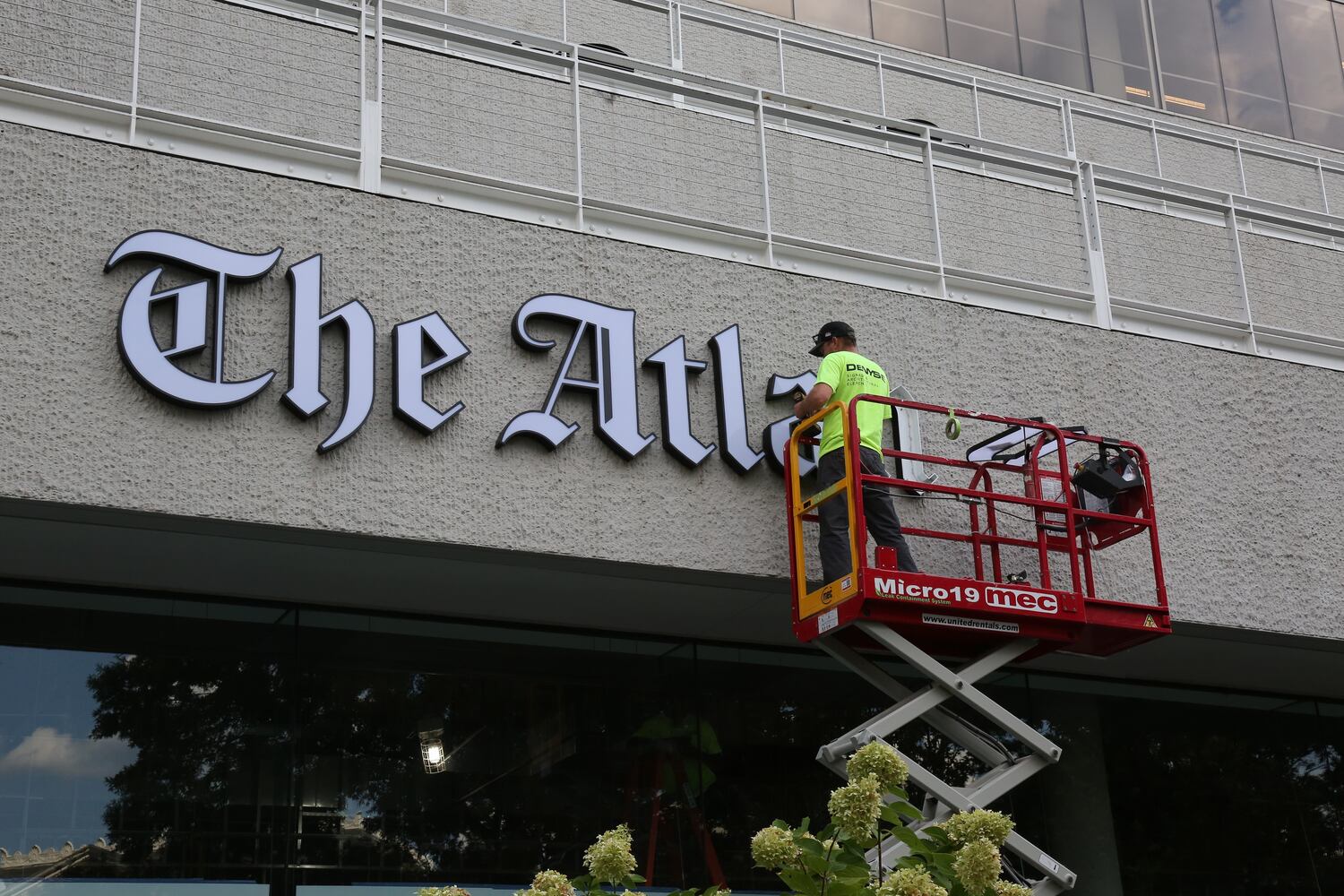 AJC Midtown sign