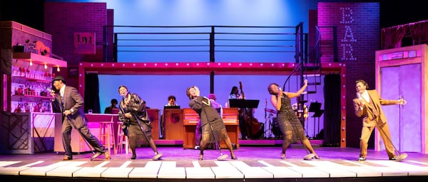 Georgia Ensemble's "Ain't Misbehavin," a musical revue about jazz musician Fats Waller, continues through Nov. 21 at the Roswell Cultural Arts Center.
Courtesy of Kevin Harry