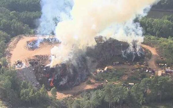 A landfill fire at 7635 Bishop Road in South Fulton has been smoldering and smoking since Sept. 20, 2018.