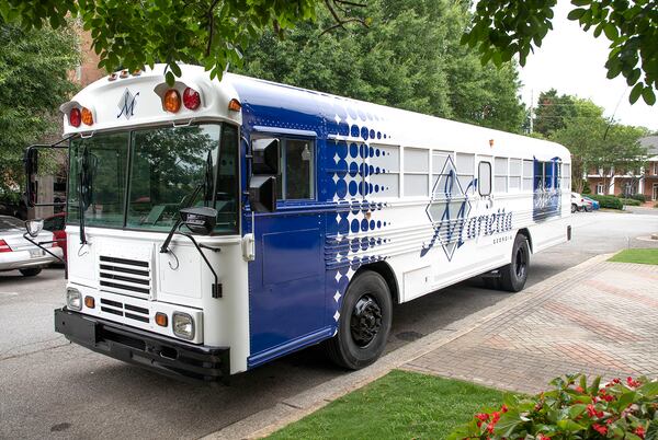 The Marietta Police Department is using four decommissioned school buses to block off roads during events and to serve as comfort stations during emergency situations. The city paid the school system $750 per bus.