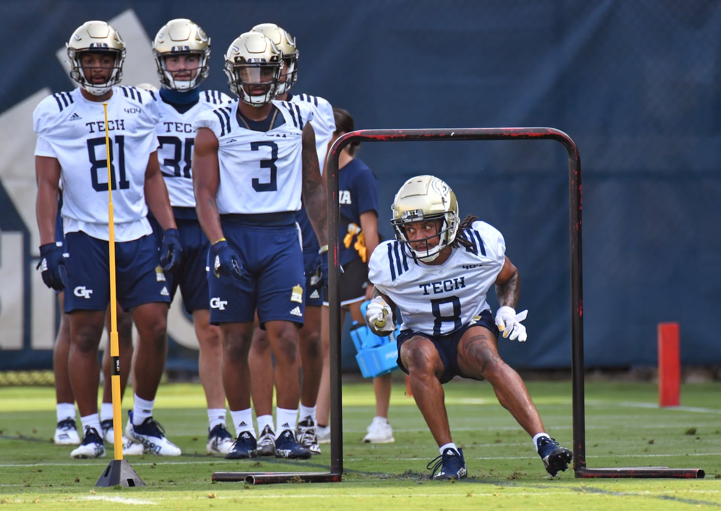 Georgia Tech football practice photo