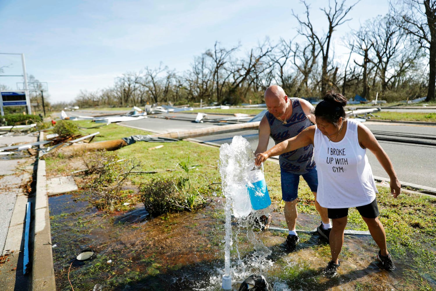 Photos: Hurricane Michael leaves behind path of destruction