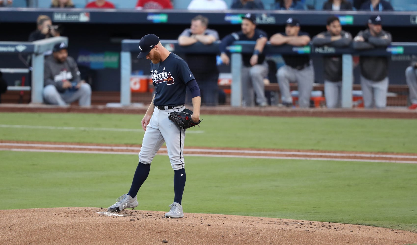 Photos: Braves begin playoffs against Dodgers