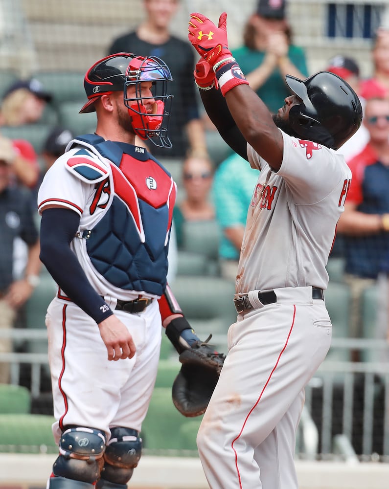 Photos: Braves collapse at home against Red Sox