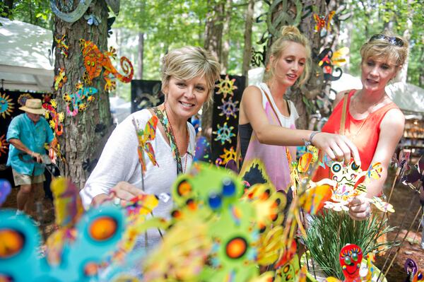 Admire and shop for pieces from among over 300 artists and crafters at the Yellow Daisy Festival at Stone Mountain Park.