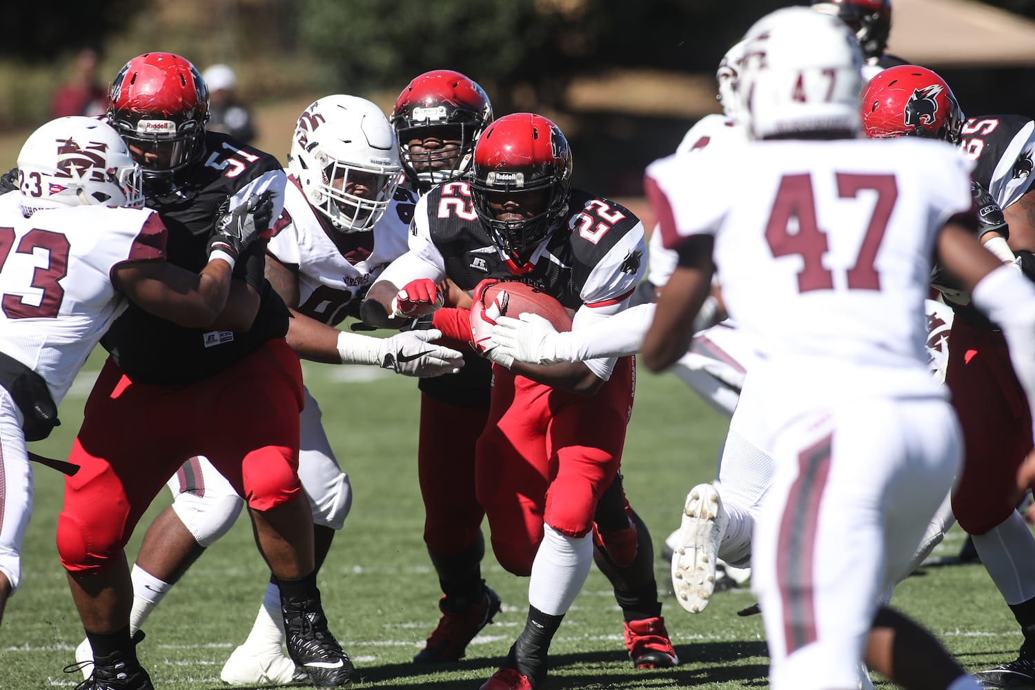 Photos: Rivals Clark Atlanta and Morehouse meet again