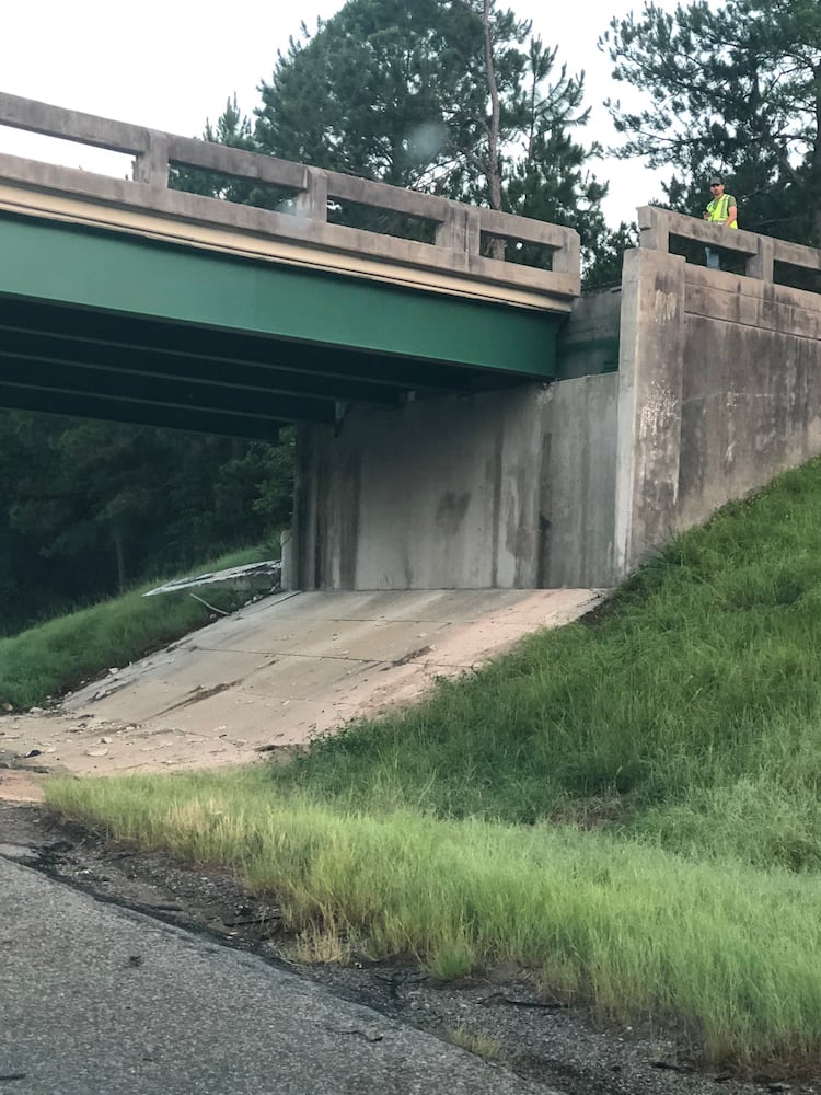 I-16 closed by bridge damage in Georgia