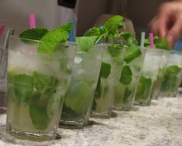 Try Mojito's Cuban-American Bistro's namesake Moijto, a classic cocktail featuring rum, lime and mint. / Mojito's Cuban-American Bistro