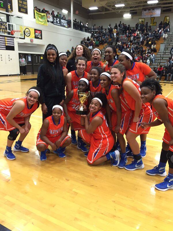 Parkview defeated No. 1 Archer on Saturday to win the Region 8-AAAAAA girls tournament title. Photo courtesy of 8-AAAAAA Twitter