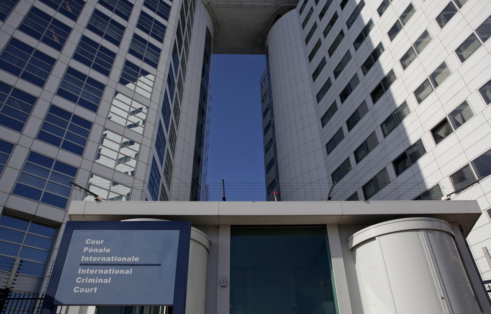 FILE - The exterior of the International Criminal Court in The Hague, Netherlands is seen on March 3, 2011. (AP Photo/Peter Dejong, File)