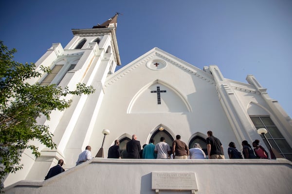 Emanuel AME Church was the site of a racially motivated massacre in 2015. (AP Photo/Stephen B. Morton)