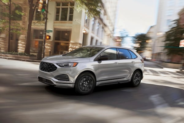 This photo provided by Ford shows the 2024 Edge. This is the final year for the Edge SUV, and that could help you get a very good deal. (Courtesy of Ford Motor Co. via AP)