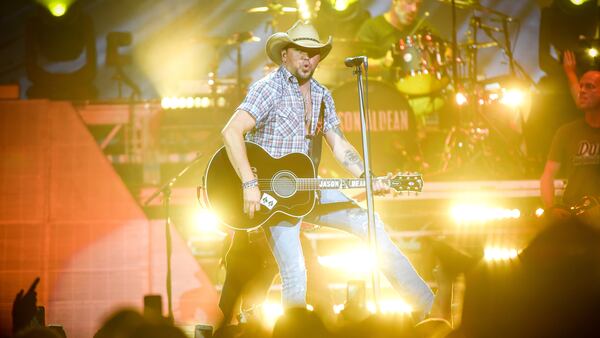 Country artist Jason Aldean has canceled a show in Cincinnati because of weather.  (Photo by Jason Kempin/Getty Images)