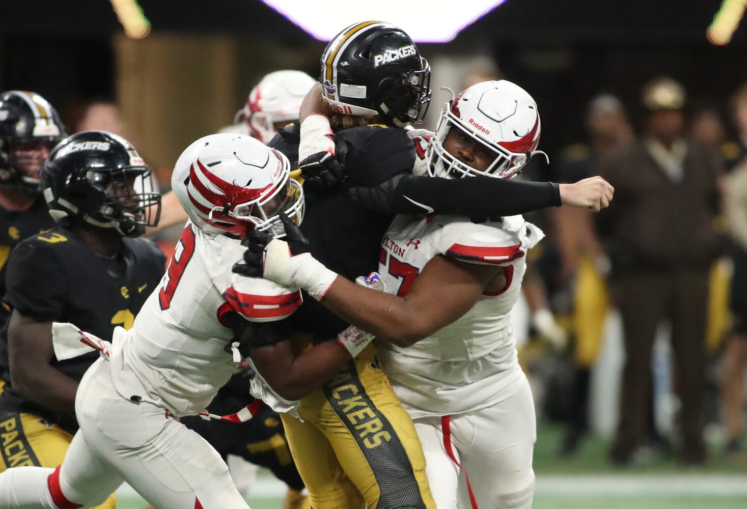 Photos: Day 2 of HS state title games at Mercedes-Benz Stadium