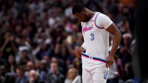 Dwyane Wade gave the family of slain Parkland student Joaquin Oliver a jersey Saturday night.