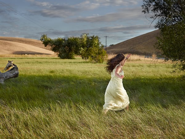 "Lindsey, Running" (2012) is one of the works featured in a survey of photographs from former MTV reporter and television journalist-turned-photographer Tabitha Soren in a solo exhibition at Buckhead's Jackson Fine Art. 
(Courtesy of Jackson Fine Art)