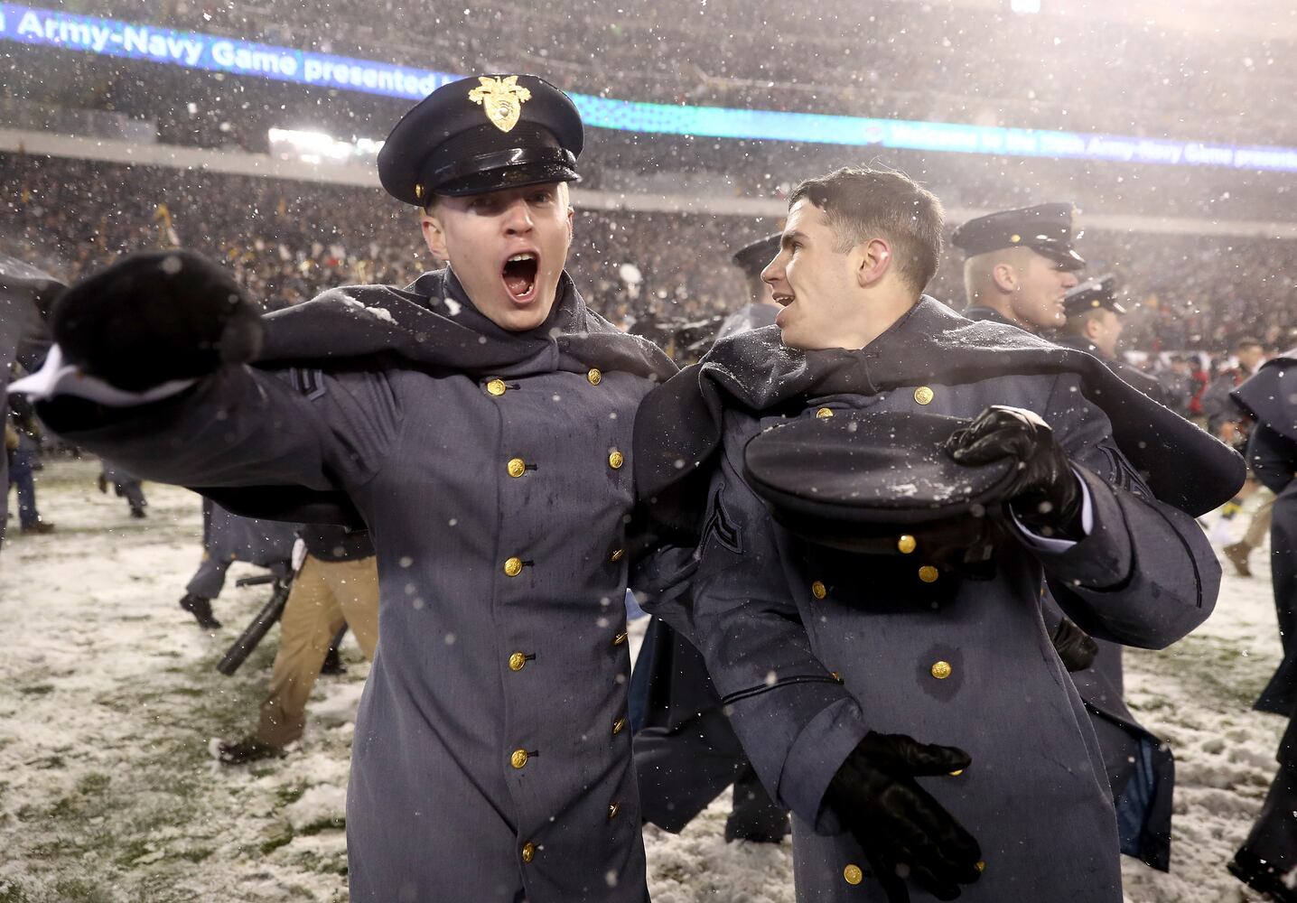 Photos: Army edges Navy in the snow