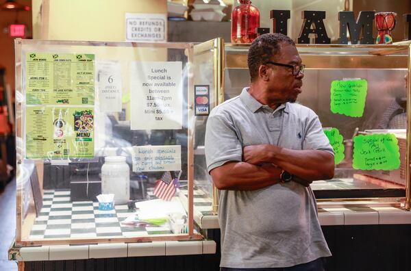 Dexter Goodhall, owner of Jamrock Jamaican Restaurant on the corner of Pryor Street, said he has experienced issues with past road closures due to movie filming.