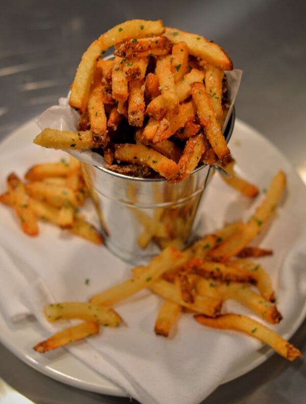 Hand Cut French Fries. Photo credit: Henri Hollis/Green Olive Media